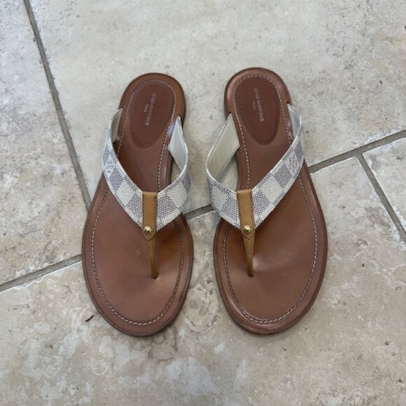 Authentic Louis Vuitton Sandals - Picture 1 of 4